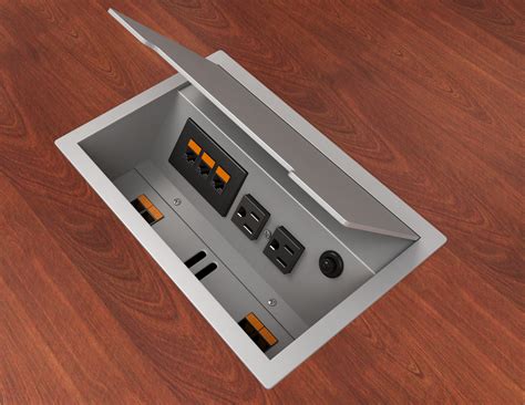 table top electrical box|Furniture Power and Table Boxes .